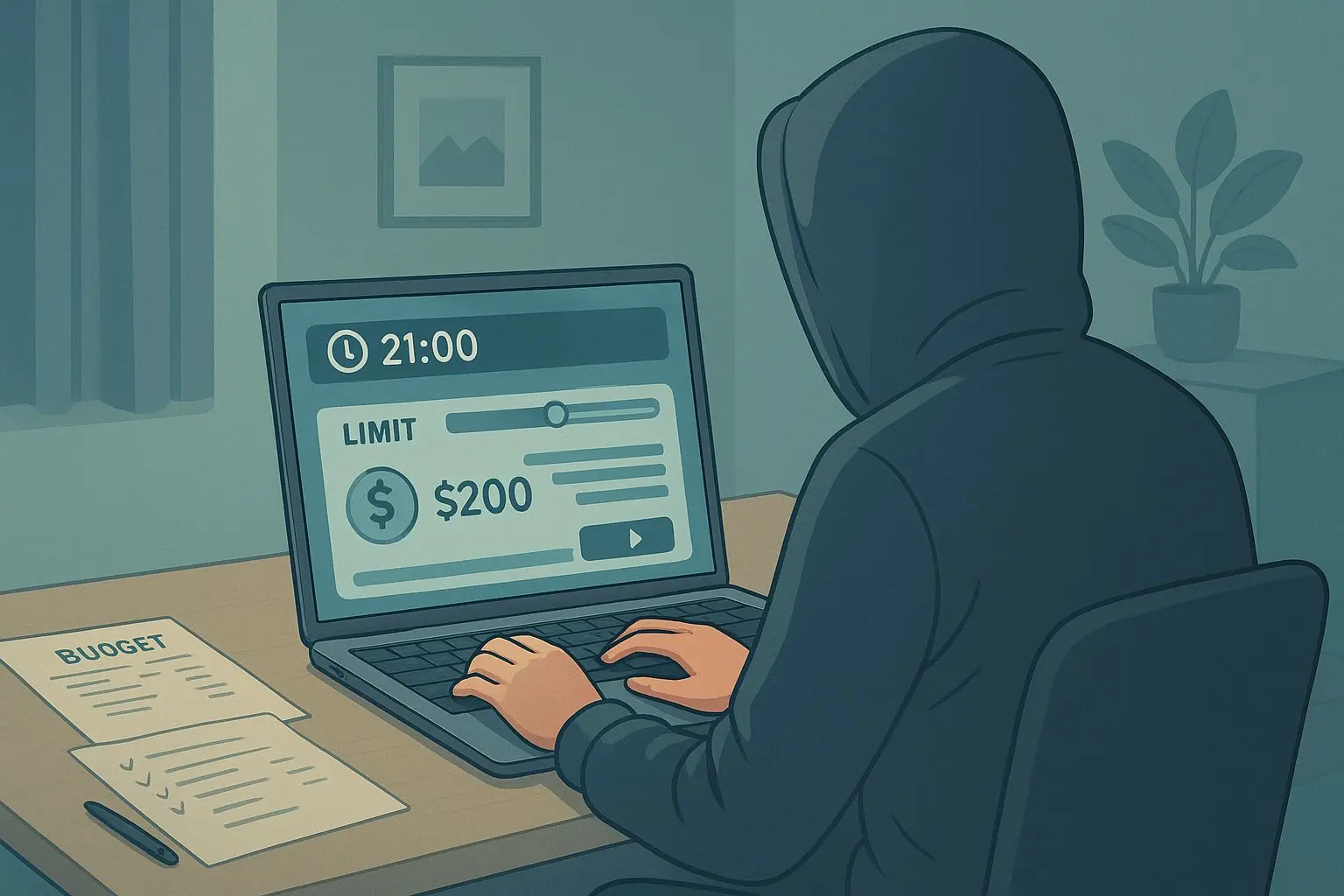 Responsible online play with time and budget controls