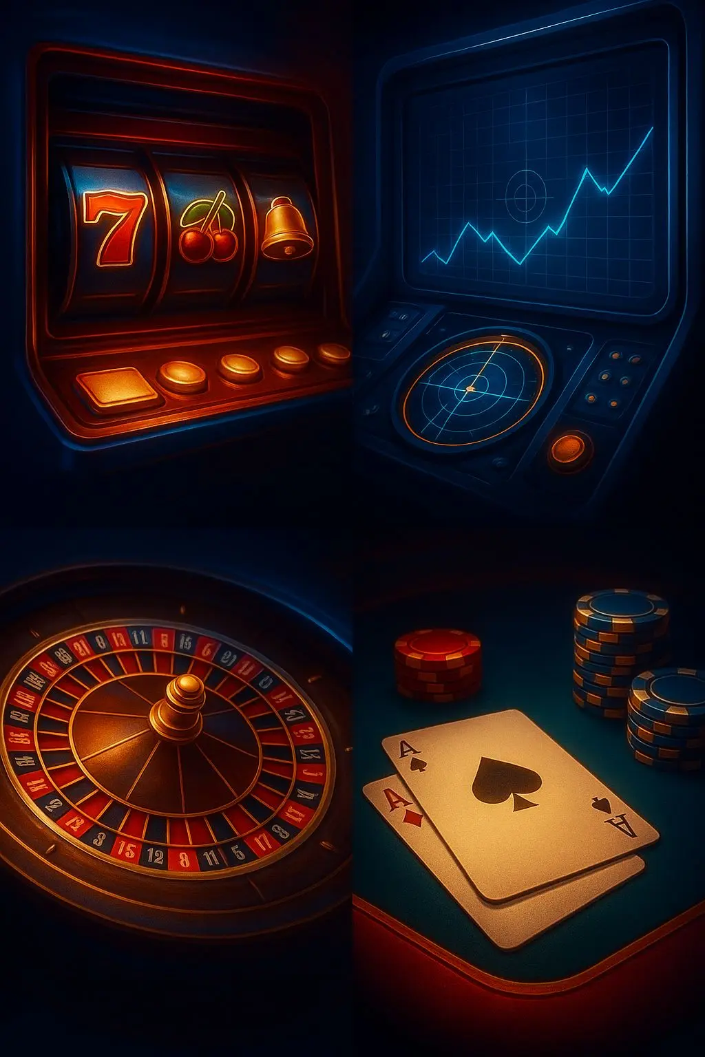 BetX game collage with slots, fast arcade play and roulette visuals