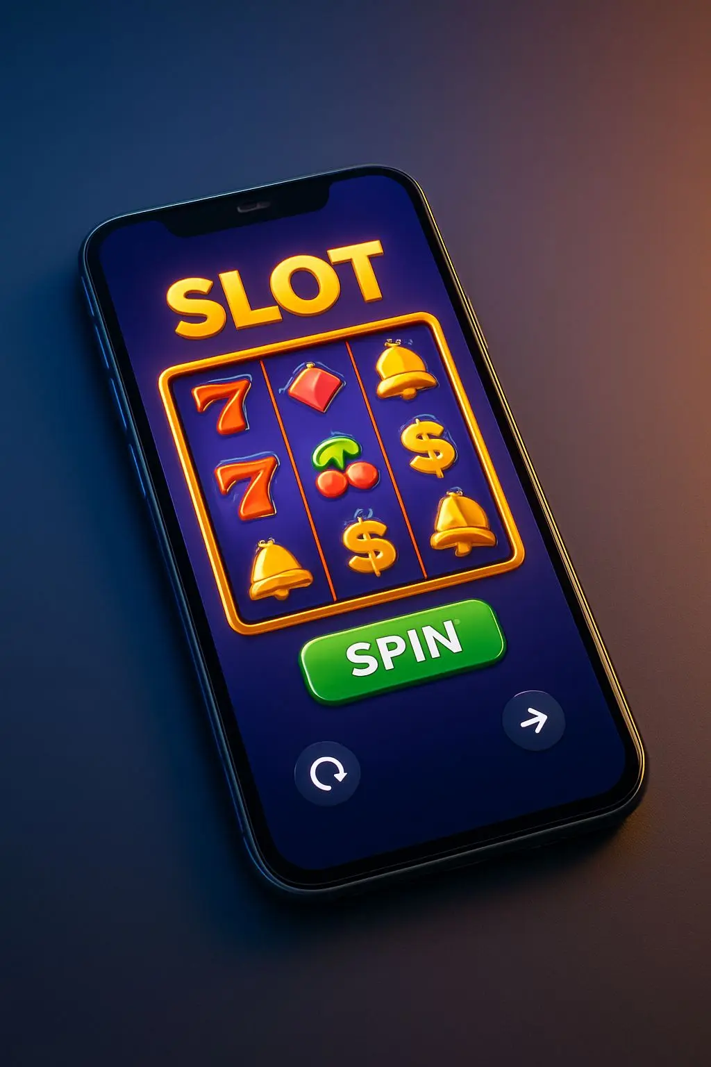 Smartphone showing a mobile BetX slot game interface